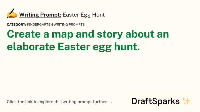 Third grade creative writing worksheet featuring a blank Easter egg illustration for students to draw and describe