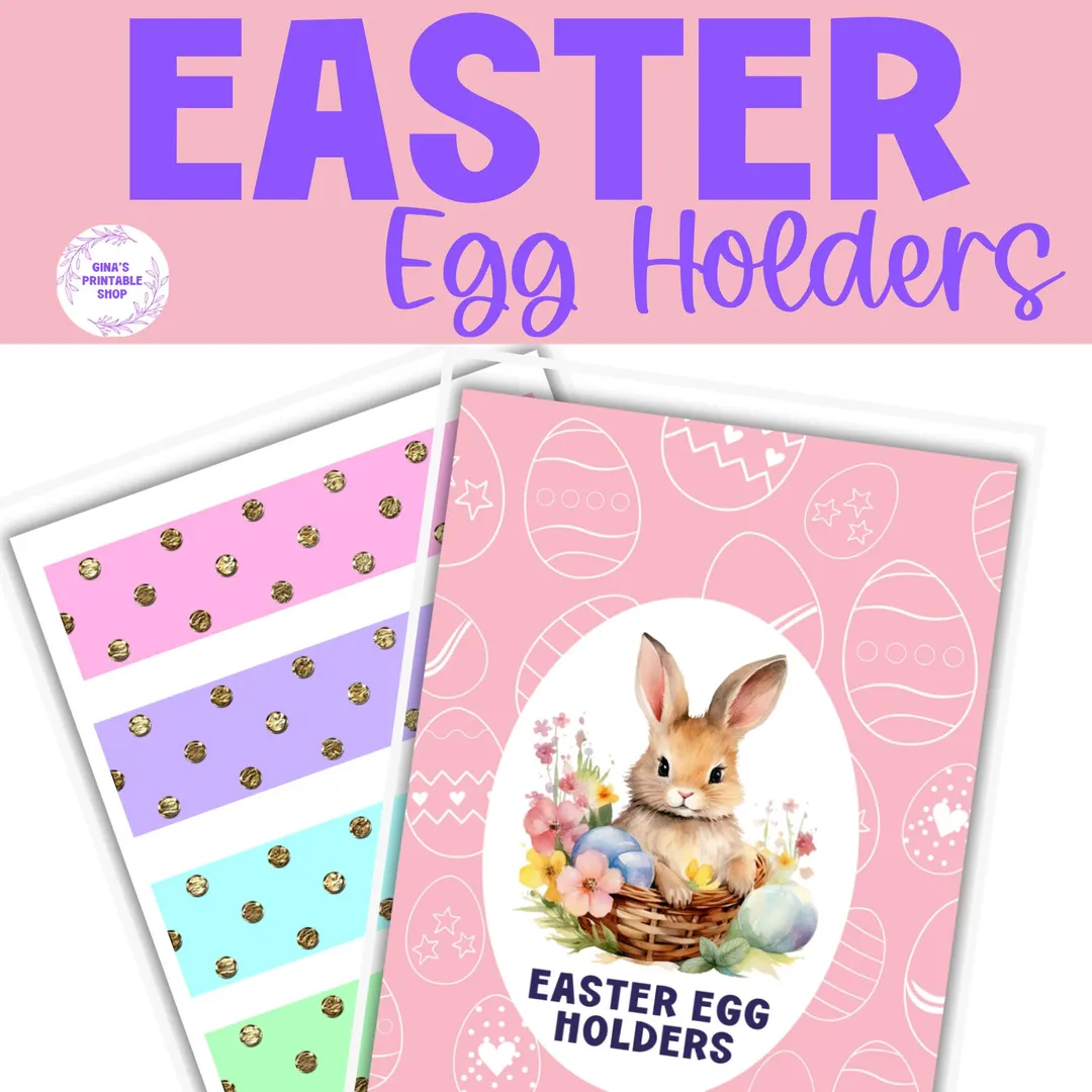 Easter egg holder craft worksheet for third graders focusing on numbers and counting