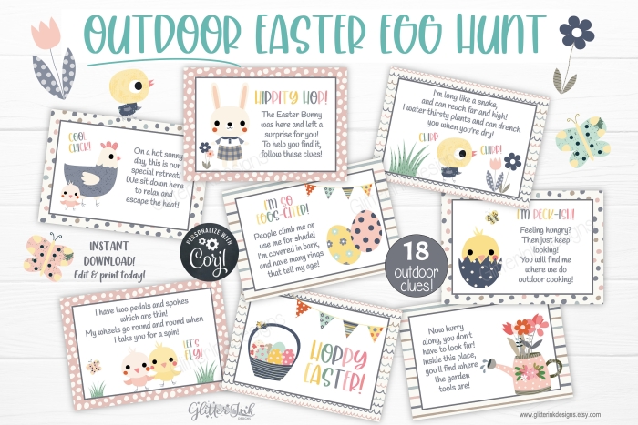 Engaging Easter activity for kids to enjoy with parents Colorful Easter Egg Hunt game worksheet for first graders