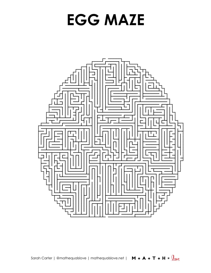 Easter Egg Maze Worksheet for Kindergarten Phonics Practice Kindergarten student solving an Easter egg maze worksheet to practice phonics and problem solving skills