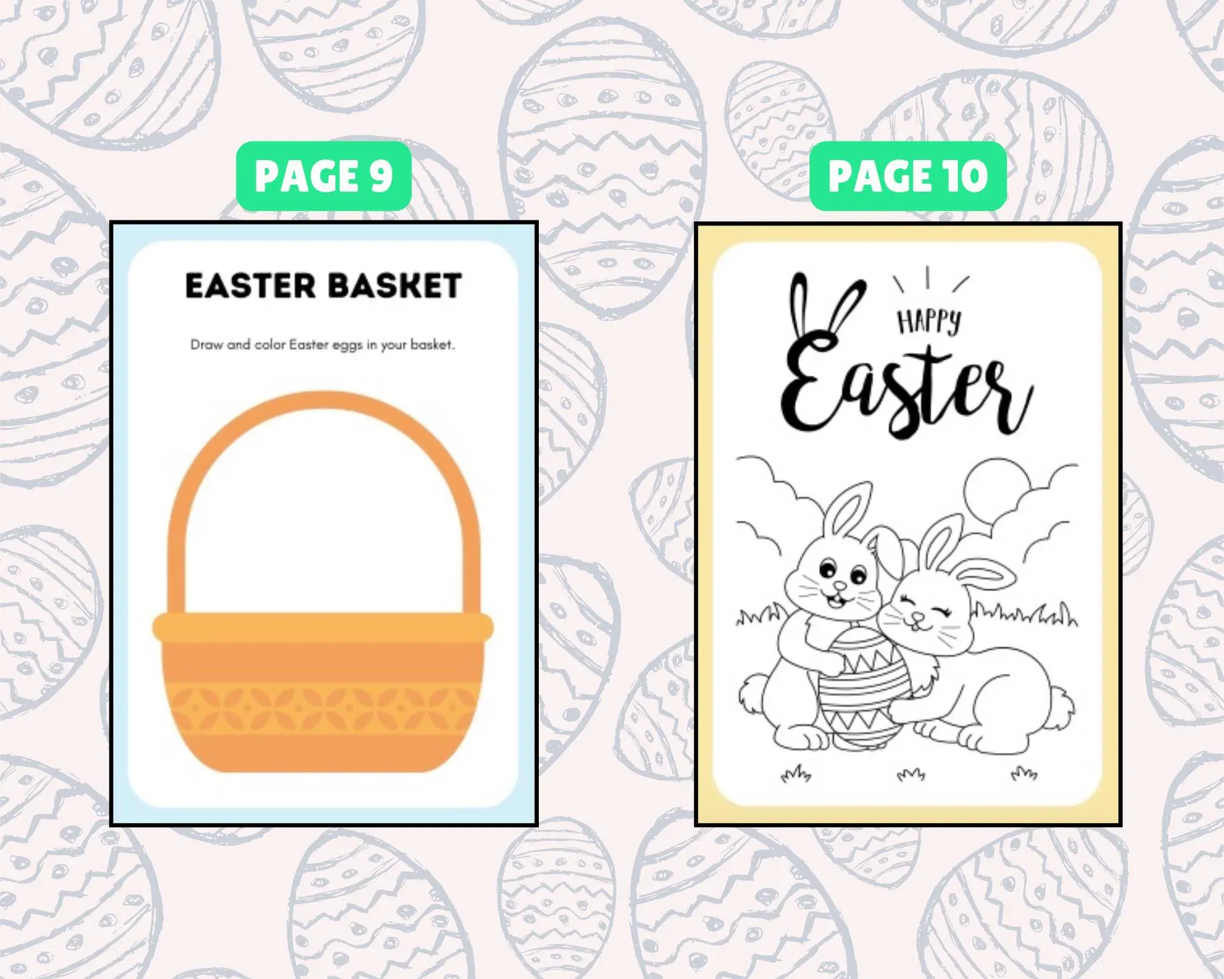 Fun Easter-themed game to challenge math skills and critical thinking in young learners Easter Goodies Game worksheet for second graders focusing on strategy and logic skills