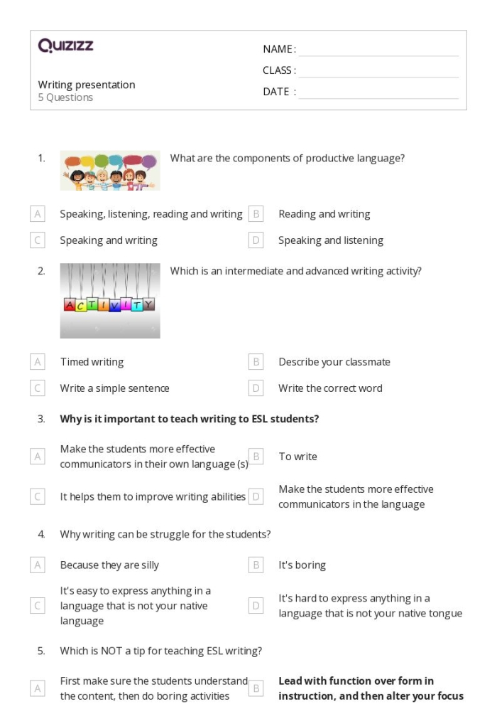 Fourth grade Easter subtraction worksheet featuring a thoughtful writing prompt about showing love to family and friends