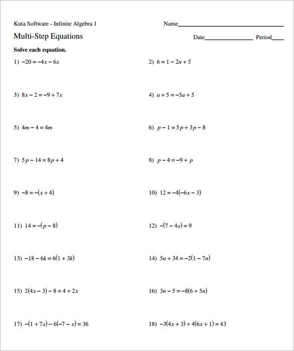 A spooky math page featuring dancing skeletons and ghosts to help fifth graders practice finding the value of x