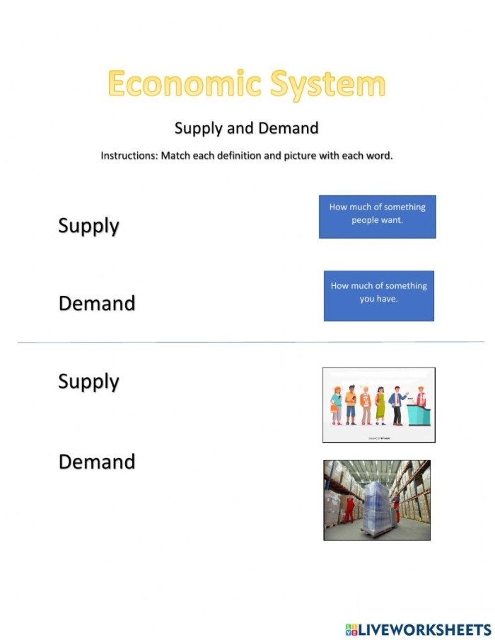 Sixth grade social studies worksheet covering traditional market command and mixed economic systems