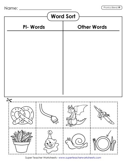 Third grade worksheet showing word sort activity for -ed ending sounds in past tense verbs