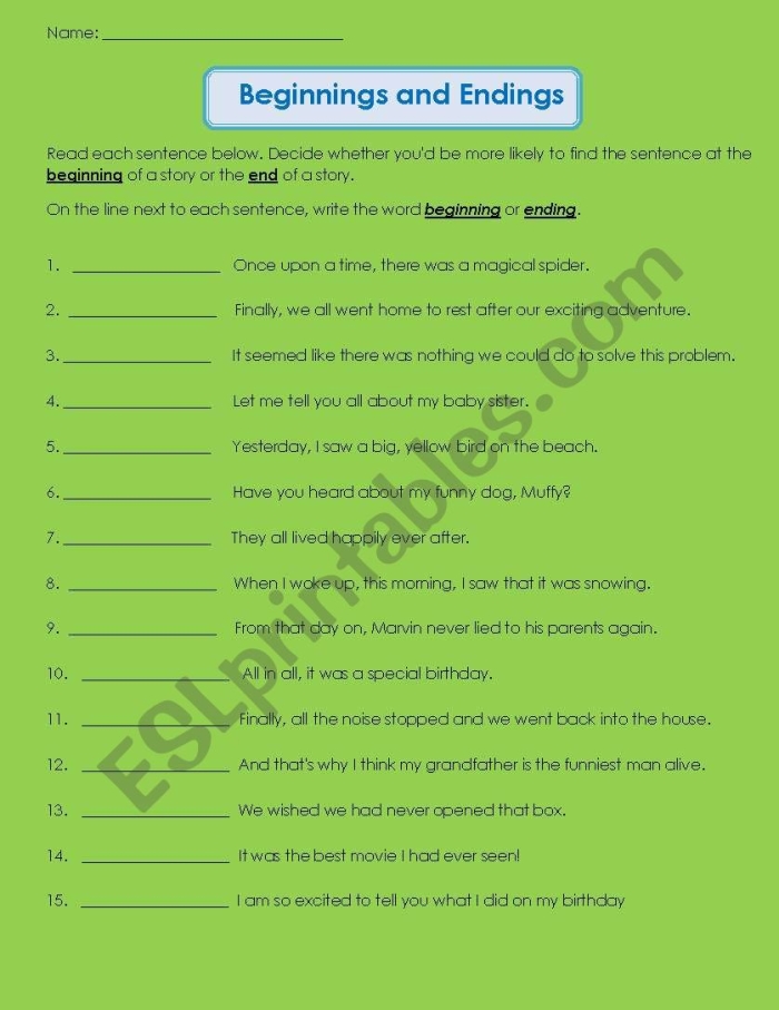 Second grade student completing an -ed and -ing verb endings practice worksheet