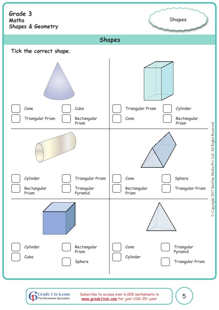 Fill-in chart for practicing geometry concepts with shapes and their properties Worksheet for identifying edges and vertices of 2D shapes for second graders