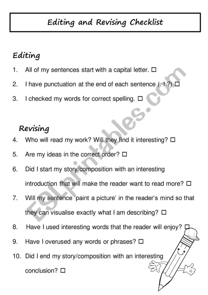 Subtraction worksheet for Fourth Grade Worksheet illustrating editing and revision techniques for fourth graders focusing on subtraction. Practice page teaching editor's marks for grammar and punctuation errors.