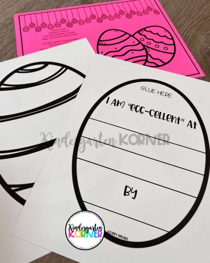 Egg-cellent Maze worksheet for Pre-K students to practice fractions with Easter eggs