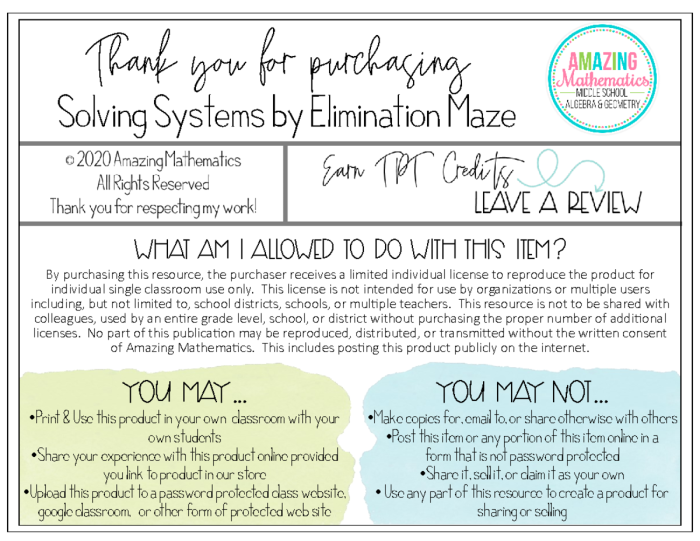 Fun math maze activity to enhance algebra skills for eighth graders Eighth grade students solving a Systems of Equations Elimination Maze worksheet