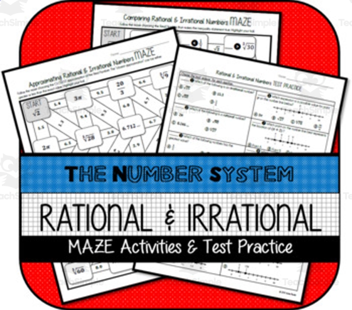 Numbers and Counting worksheet for Eighth Grade Students navigate a maze to identify rational and irrational numbers on the Identifying Irrational Numbers Maze worksheet. Engaging eighth-grade students with a fun challenge in numbers and counting.