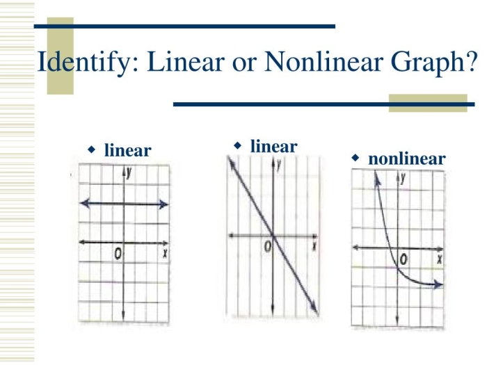 Reference handout for understanding linear and nonlinear functions in math Eighth grade worksheet on linear and nonlinear functions for Life Science students