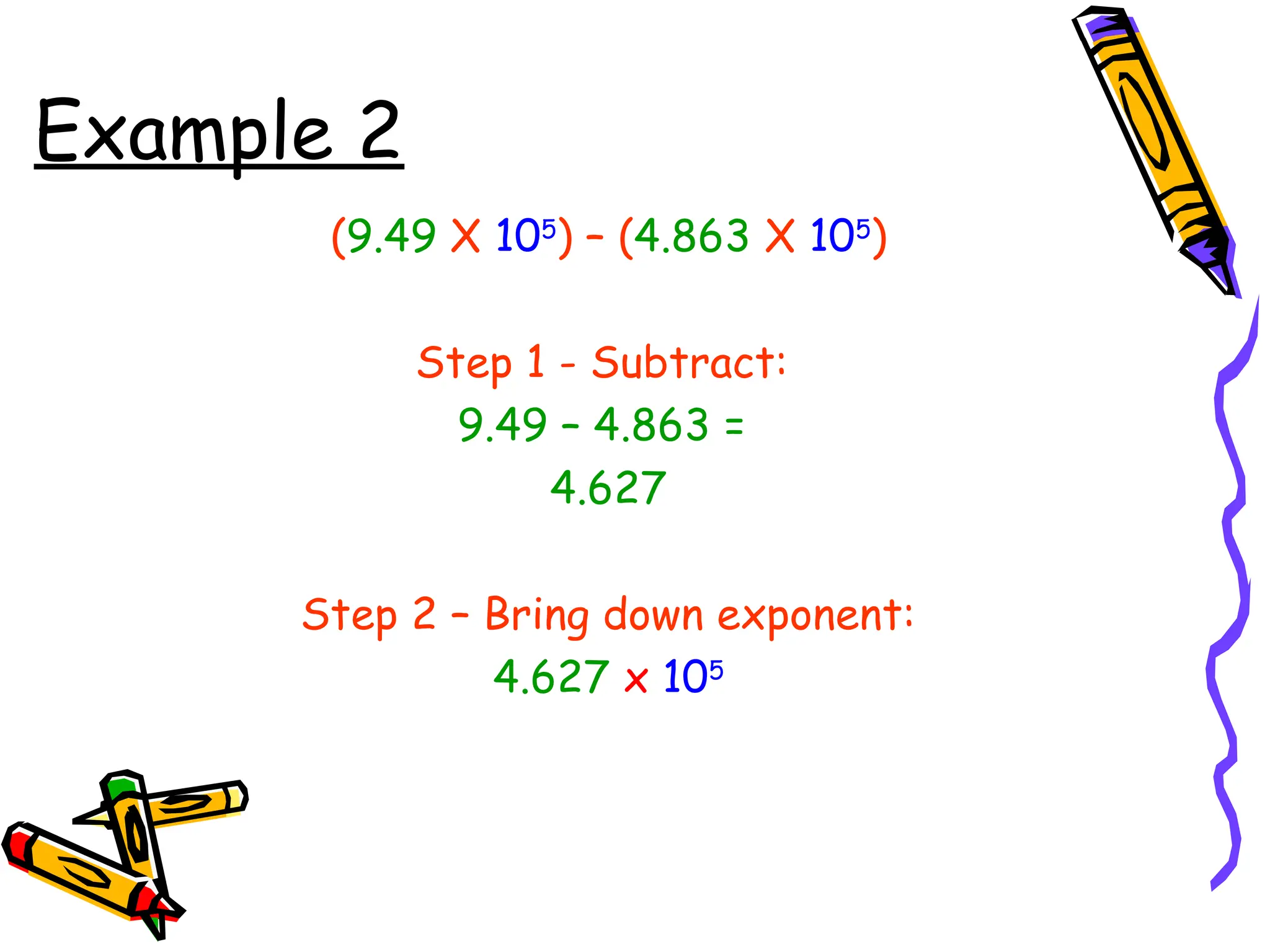 Fun matching worksheet for eighth graders to practice scientific notation operations Worksheet image featuring a matching activity for adding and subtracting numbers in scientific notation