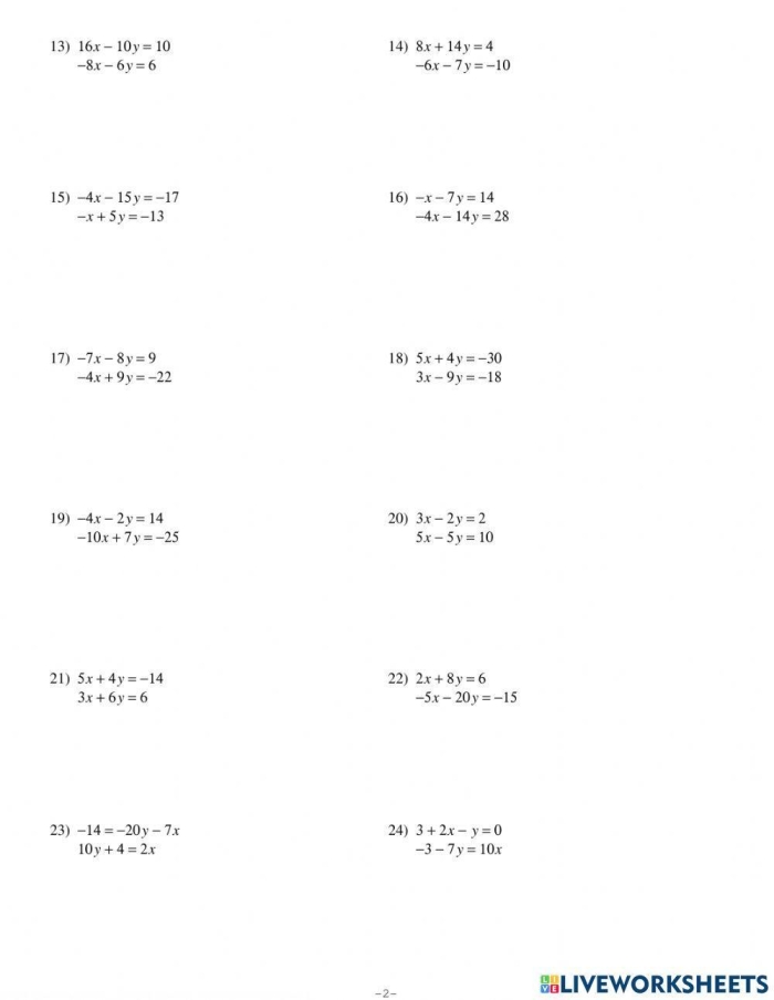 Fun math maze to enhance algebra skills for eighth graders Engaging eighth-grade students with a Systems of Equations Elimination Maze worksheet