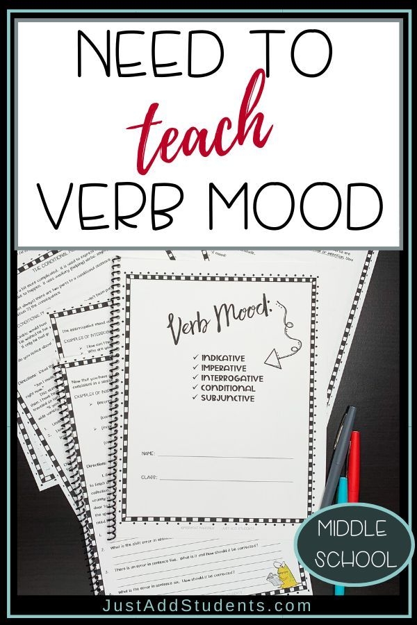 Eighth grade grammar worksheet featuring exercises on identifying and using verb moods in sentences