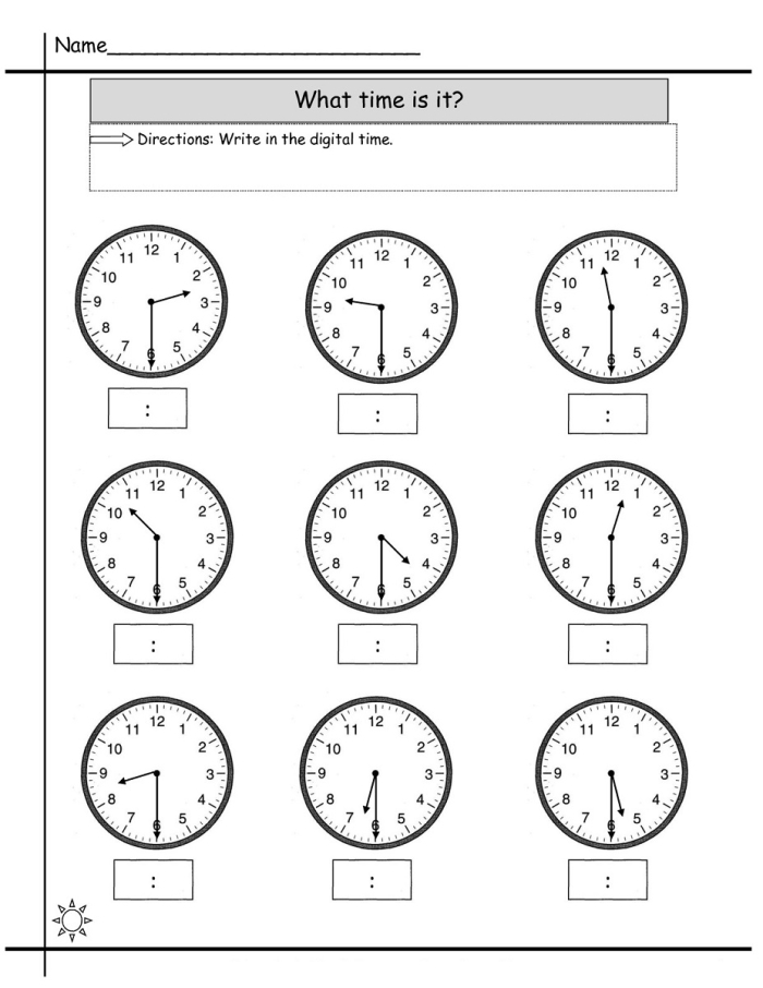 A third-grade student working on the Elapsed Time Check-in worksheet using a number line
