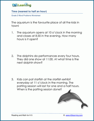 Elapsed Time Word Problems 1 worksheet for third graders focusing on division practice. Resource illustration for helping students calculate time intervals.