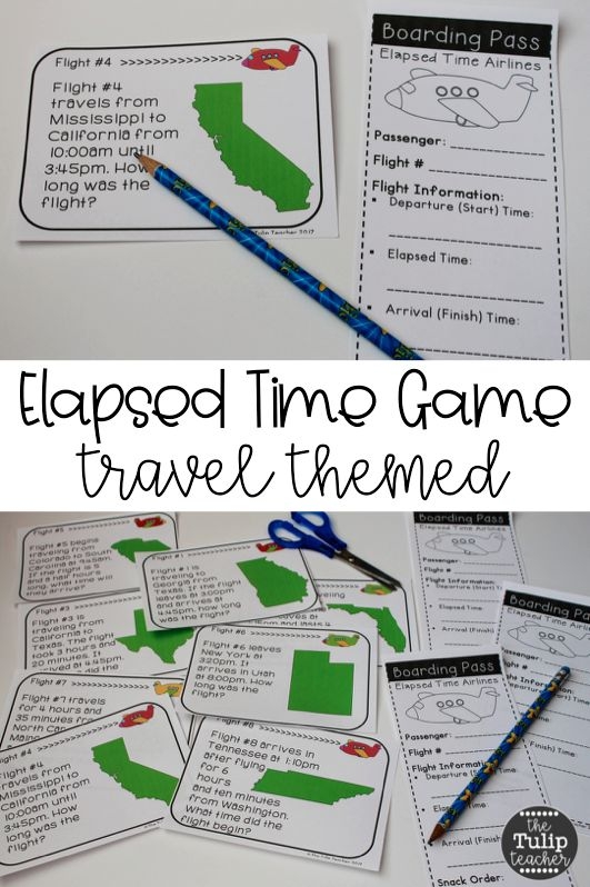 Third grade math worksheet showing sporting events with clocks and elapsed time problems for students to solve