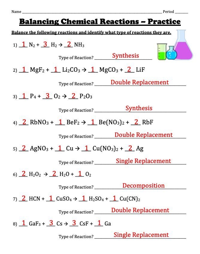 Chemical Vs. Physical Reactions Science Worksheet 17 Third grade science worksheet focused on identifying chemical versus physical reactions
