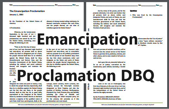 Educational image illustrating the overview and exercises related to the Emancipation Proclamation Worksheet featuring the Emancipation Proclamation for fourth graders to enhance their phonics skills