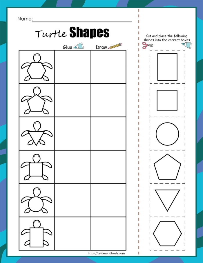 Second grade measurement worksheet about Emily and her turtle for reading comprehension