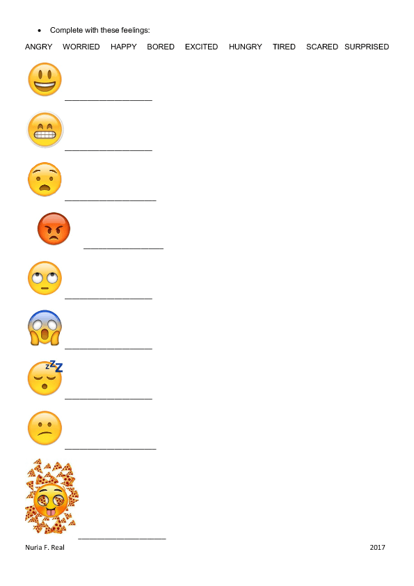 Third grade students explore their emotions using emojis on a worksheet