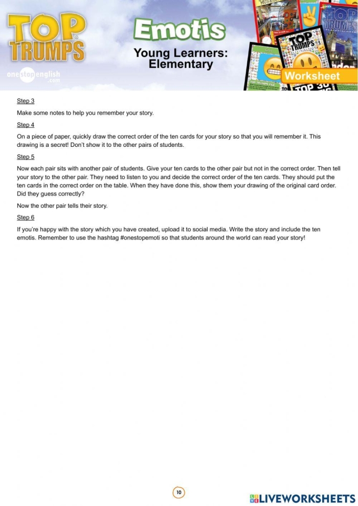 Third grade students engaging with an Emoji Emotions worksheet to express their feelings. Emoji Emotions worksheet for third graders focusing on emotional reflection through fun prompts.