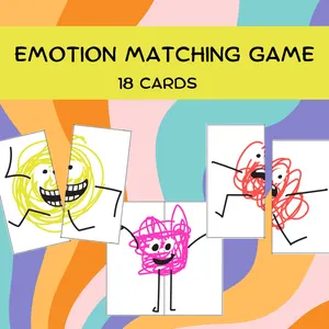 Character Emotion Match Cards Worksheet 23 for Third Grade Literacy Third grade student using character emotion match cards to connect actions and feelings