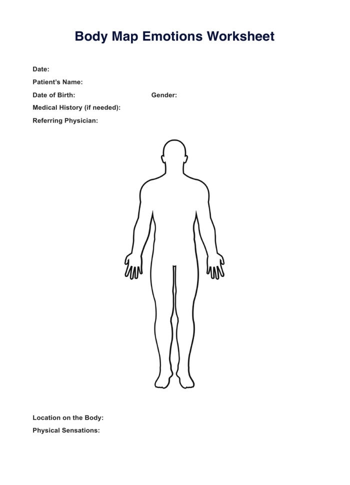 Emotions Body Map Worksheet Activity for Second Grade Science Second grade student using a colored pencil to fill out an emotions body map worksheet