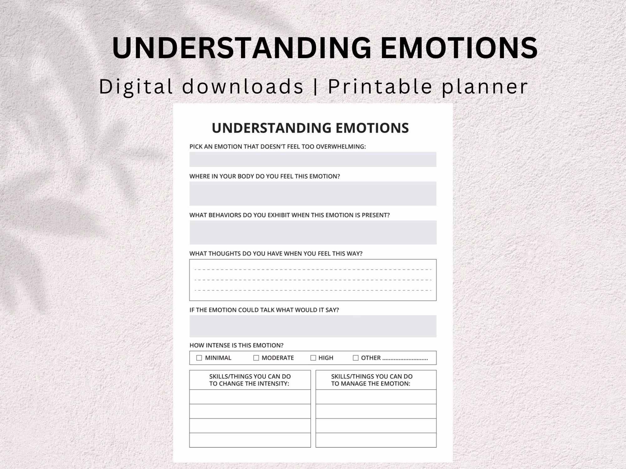 Creative cover design for an emotions journal worksheet aimed at young learners Emotions Journal worksheet for Pre-K students featuring a cover design and drawing prompt