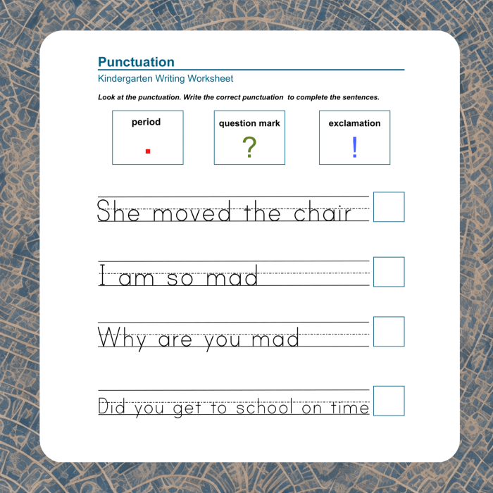 Engaging end punctuation activity for young learners in a fun worksheet format End punctuation worksheet designed for third graders focusing on grammar skills