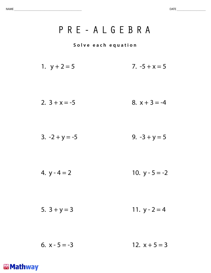 Mixed Operations worksheet for Fifth Grade Colorful autumn leaves and cheerful pumpkins make learning pre-algebra equations enjoyable for fifth graders. Engaging Pre-Algebra Equations Worksheet for Fifth Grade Students