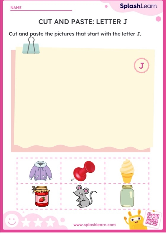 Worksheet featuring activities focused on the letter J for preschoolers to enhance reading skills. Get Ready for Reading: Engaging Letter J Worksheet for Pre-K Students.