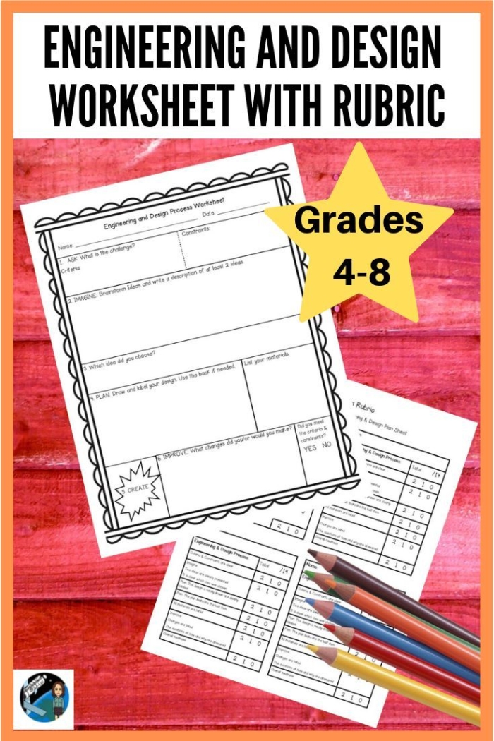 Engineering Design Process Part 1 Define the Problem Worksheet 2 Graphic organizer worksheet for sixth grade students learning to define the problem in the engineering design process