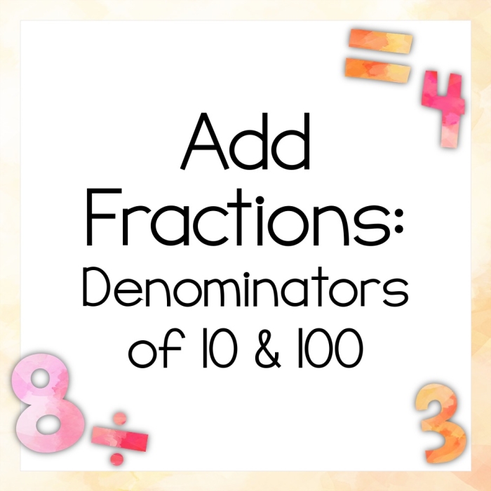 Equivalent Fractions Denominators of 10 and 100 Worksheet 11 Fourth grade math worksheet for practicing equivalent fractions with denominators of 10 and 100