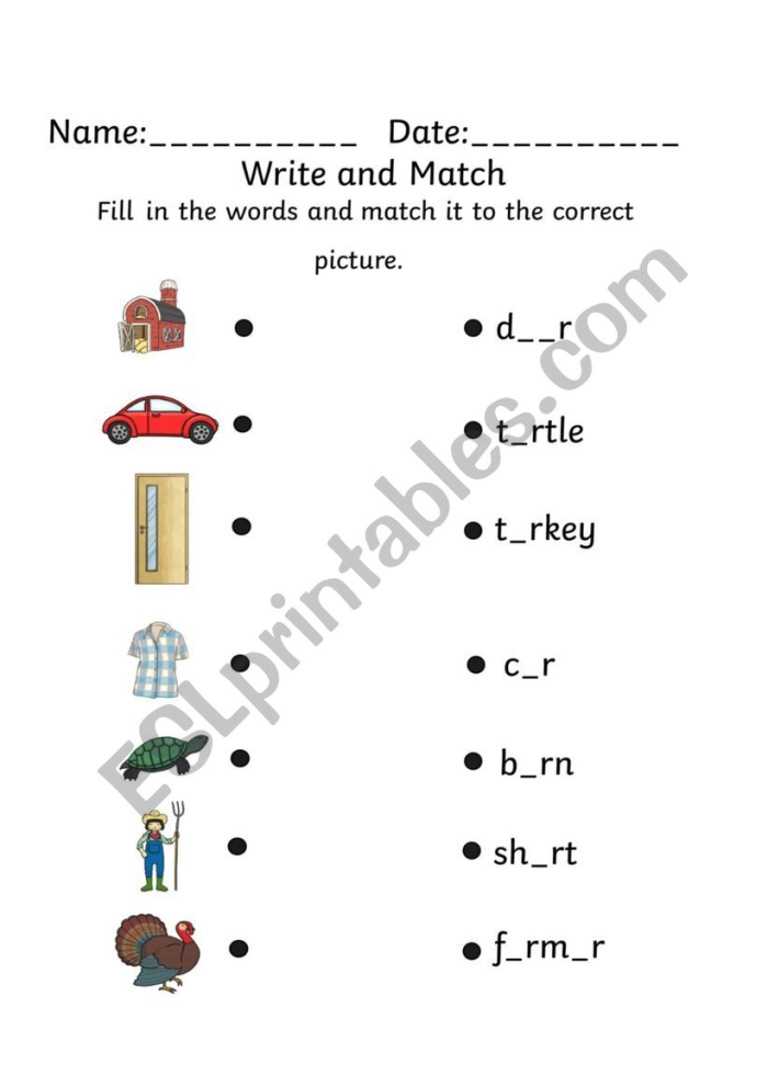 First grade phonics worksheet focusing on identifying words with er ir and ur vowel sounds