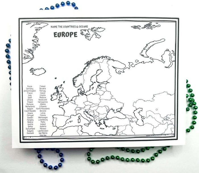 Interactive learning about Europe's top destinations and cultural facts Europe map worksheet featuring famous cities for fourth graders