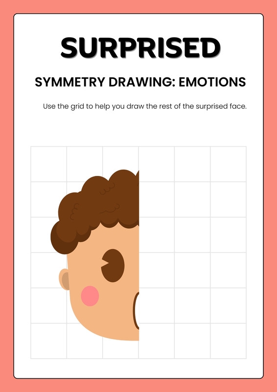 Emotions in Art Worksheet: Student Expressing Feelings Through Shapes and Colors A second grade student creating colorful artwork with shapes to express their emotions during a social emotional learning activity