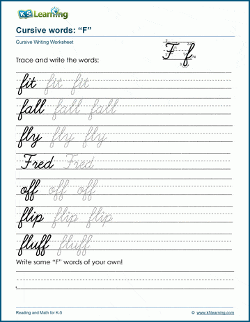 Pre-K phonics worksheet for identifying objects that begin with the letter F