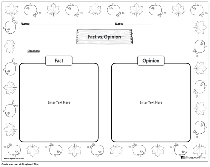 Worksheet activity for first graders to distinguish between facts and opinions. Fact or Opinion? You Decide! worksheet for young learners.