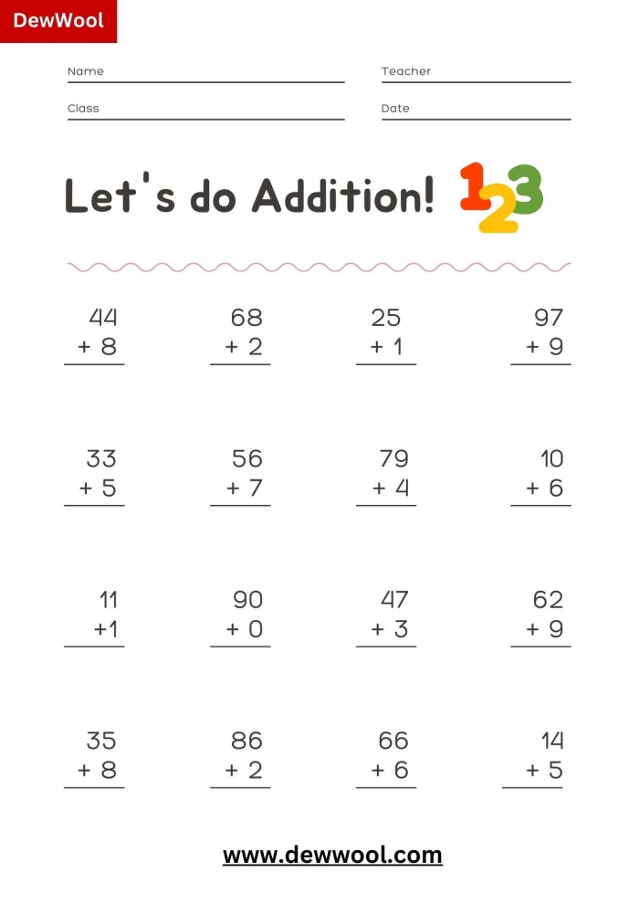 Engaging Fairy Double-Digit Addition worksheet for young learners Fairy-themed worksheet for first graders practicing double-digit addition