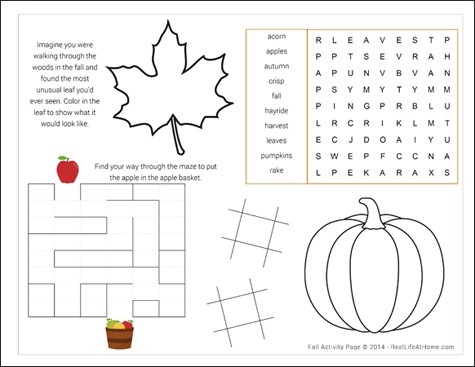 Pre-K students learning about autumn weather and seasonal changes with a leaf rubbing activity worksheet 17