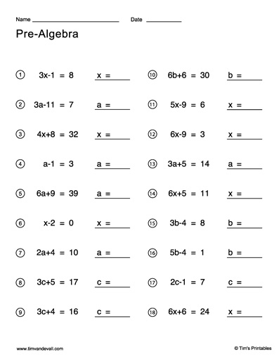Mixed Operations worksheet for Fifth Grade Colorful pumpkins and vibrant autumn leaves decorate a pre-algebra equations worksheet for fifth graders. Engaging fall-themed math practice for young learners in mixed operations.