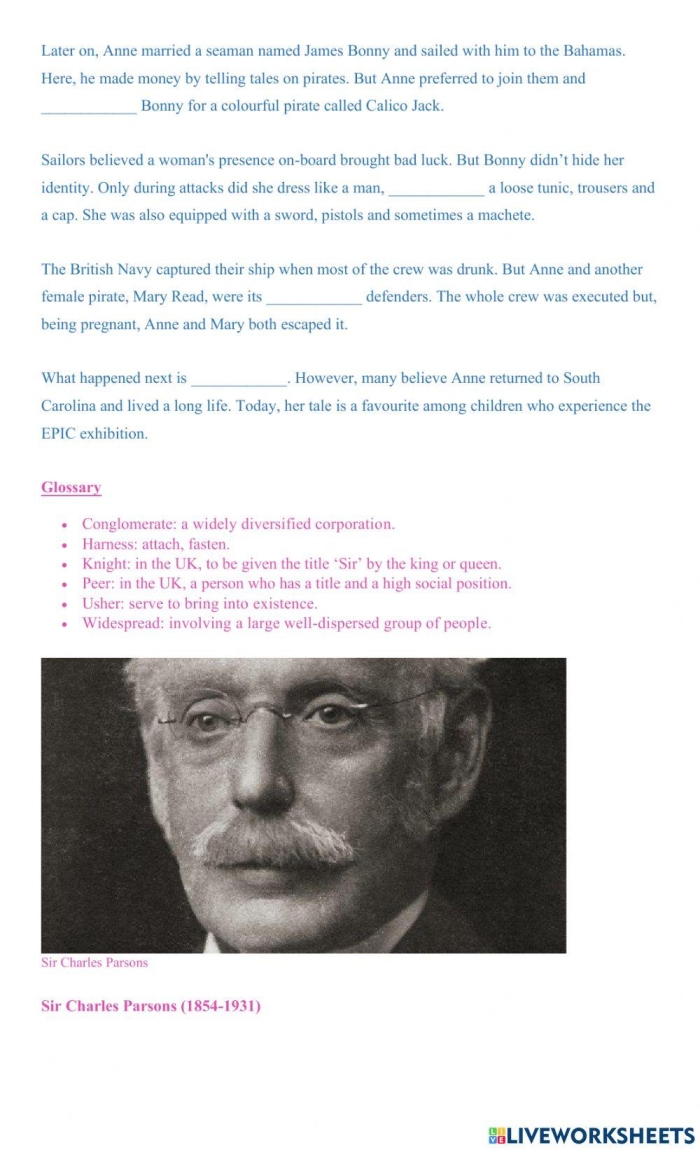 Third grade students learning about famous Irish American historical figures through a reading comprehension worksheet activity