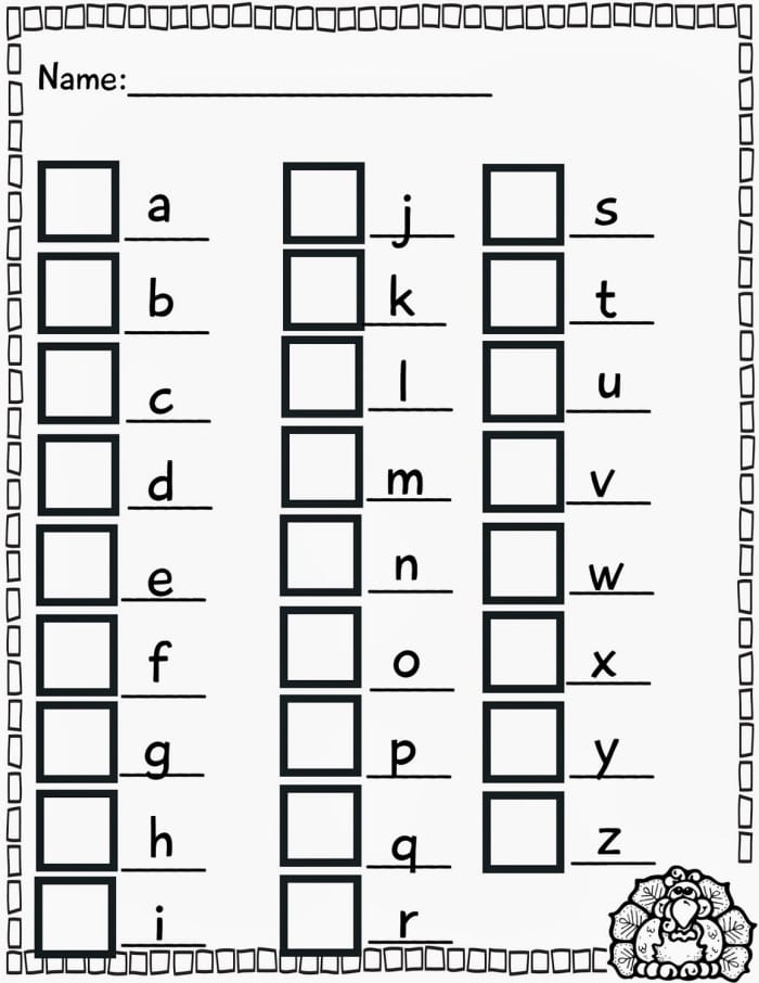 Farm-themed alphabet worksheet for preschoolers to complete uppercase letters.