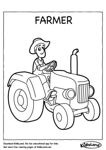 First grade reading worksheet featuring a coloring page for the Aesop fable The Farmer and his Son 24