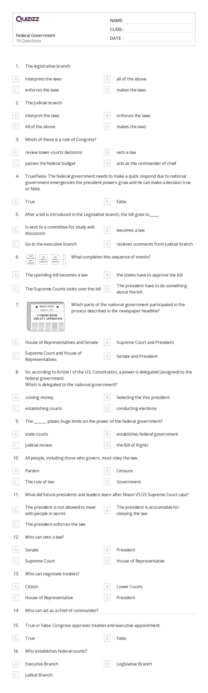 Engaging social studies activity for young learners to explore U.S. landmarks Federal Government matching worksheet featuring the White House and U.S. Capitol for second graders