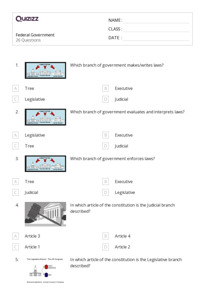 Reading worksheet for Second Grade Matching worksheet featuring the White House and U.S. Capitol for second graders' social studies. Explore the Federal Government with this engaging activity for young learners.