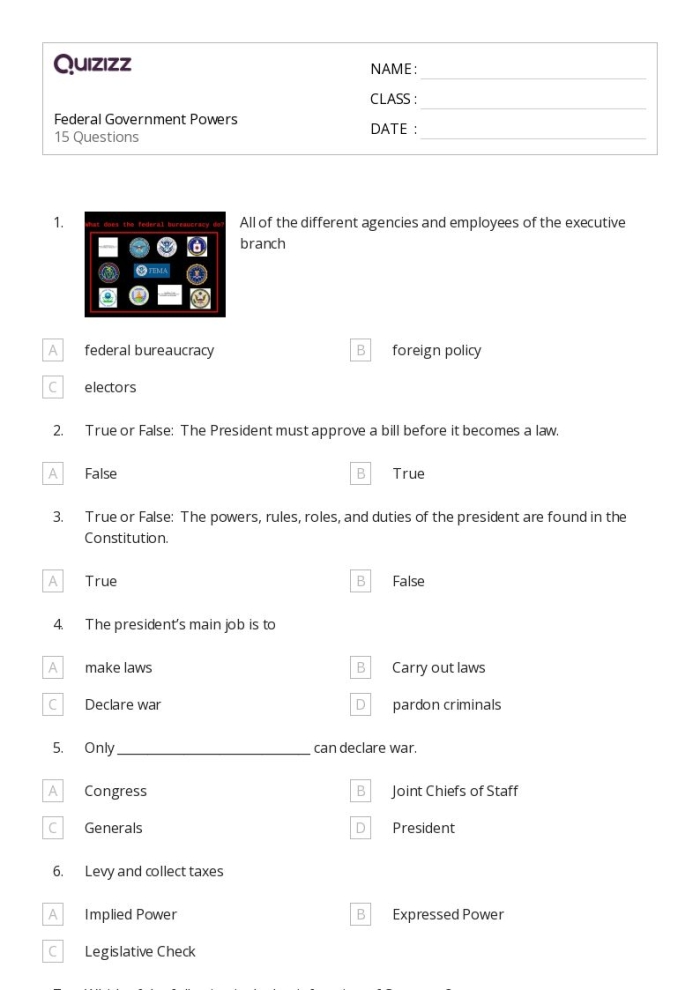 Interactive social studies worksheet for second graders on federal government landmarks Federal Government worksheet featuring a matching activity about the White House and the U.S. Capitol