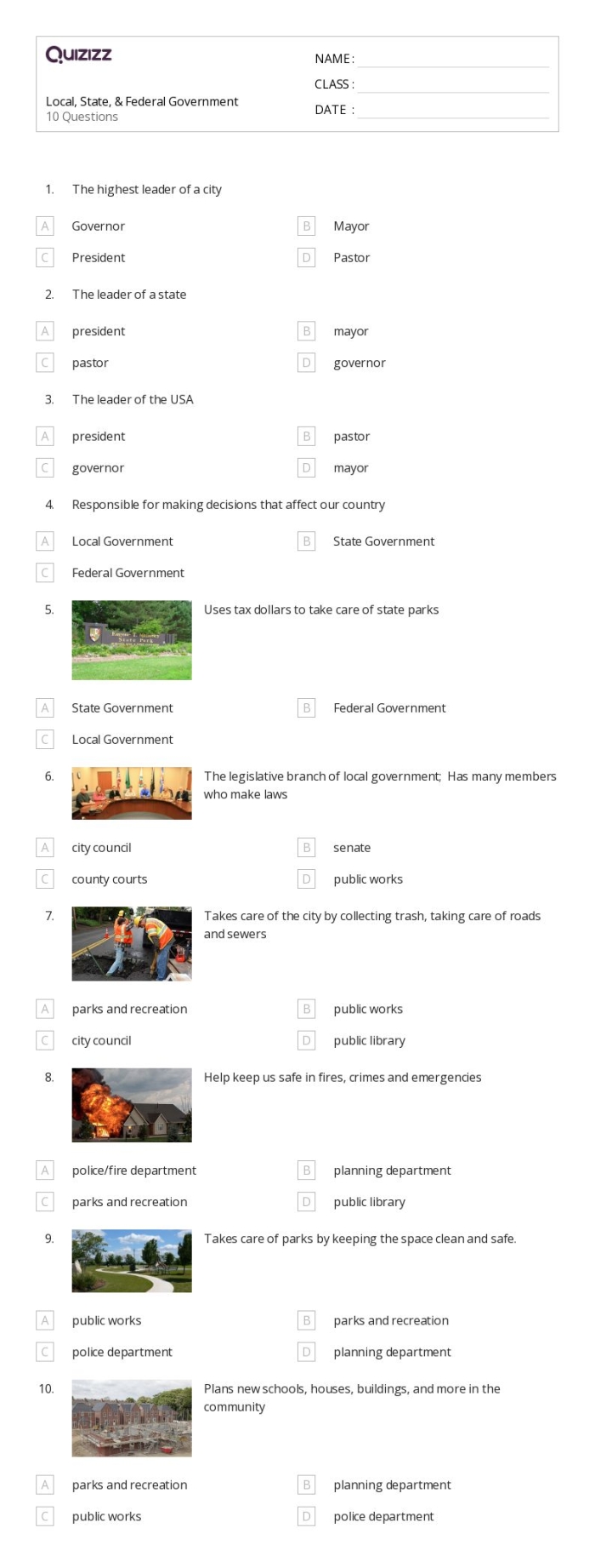 Engaging social studies worksheet for second graders featuring iconic U.S. government buildings Second grade students matching the White House and U.S. Capitol on a federal government worksheet